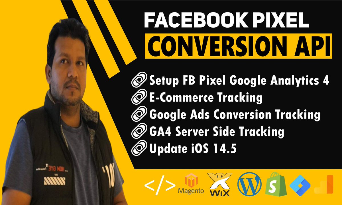 marketersuzan's tweet image. I will setup Facebook pixel conversion API google analytics 4 ecommerce tracking by GTM
#facebookads #facebookpixel #facebookcapi
#facebookadmanager #facebookcatalouge #facebookadvertising #instagramads #socialmediaads