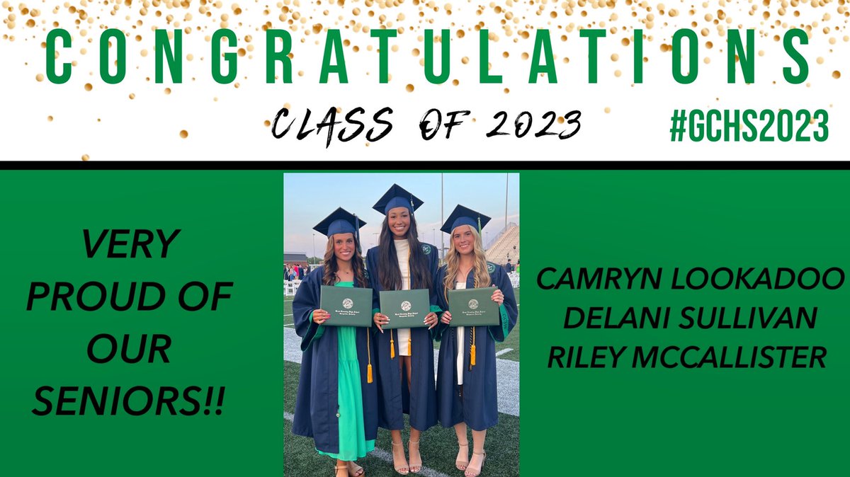 Great Crossing Softball (@gchssoftball3) on Twitter photo We are so very proud of our Seniors! 
Congratulations on your graduation 🎓We can’t wait to see what’s next on your journey! 🎓 We are so very proud of our Seniors! 
Congratulations on your graduation 🎓We can’t wait to see what’s next on your journey! 🎓