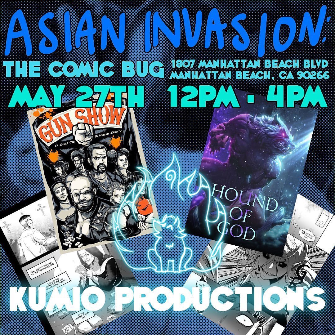 3. @KumioProduction is joining us for #AsianInvasion celebrating #AAPIHeritageMonth today from 12-4P in #ManhattanBeach.

Are we correct to say this is your debut event?