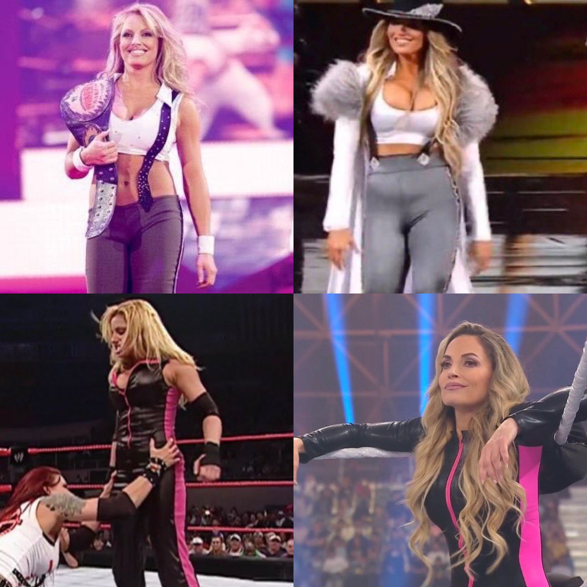 RT @mal4champ: Trish Stratus always nails paying homage to her original gear. #WWENOC https://t.co/uTNcuo3aFh