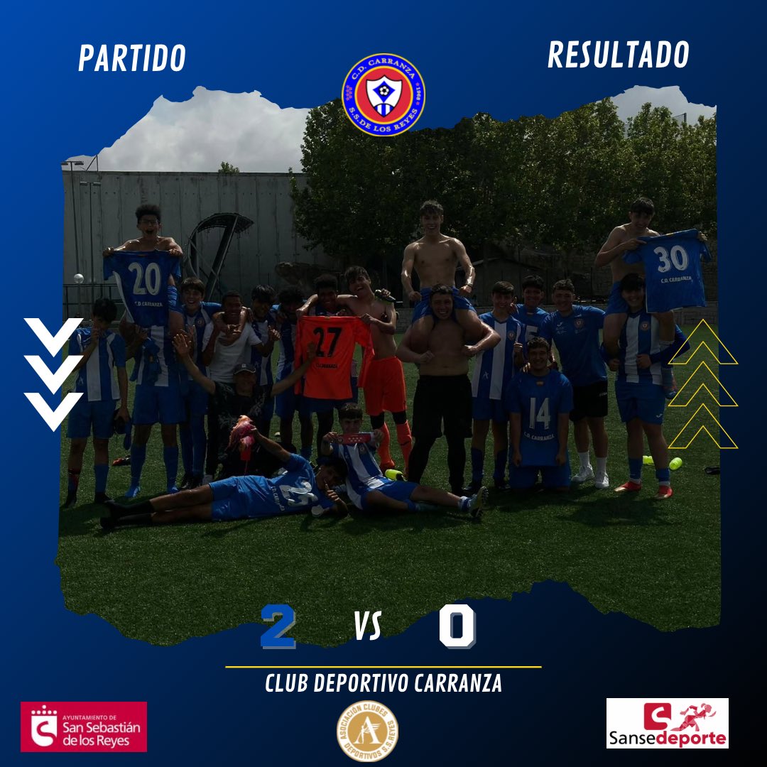 🔵⚪🔵⚪🔵⚪🔵
RESULTADO PARTIDO:
CADETE B

RIVAL:
<a href="/alcobendas04/">AT Chopera Alcobendas 04</a> E

RESULTADO:
2-0✅

GOLES:
Miguel caro ⚽
Álvaro nadales ⚽

MEJORES DEL PARTIDO:
Todo el equipo 

#crecemoscontigo💙 
🔵⚪🔵⚪🔵⚪🔵