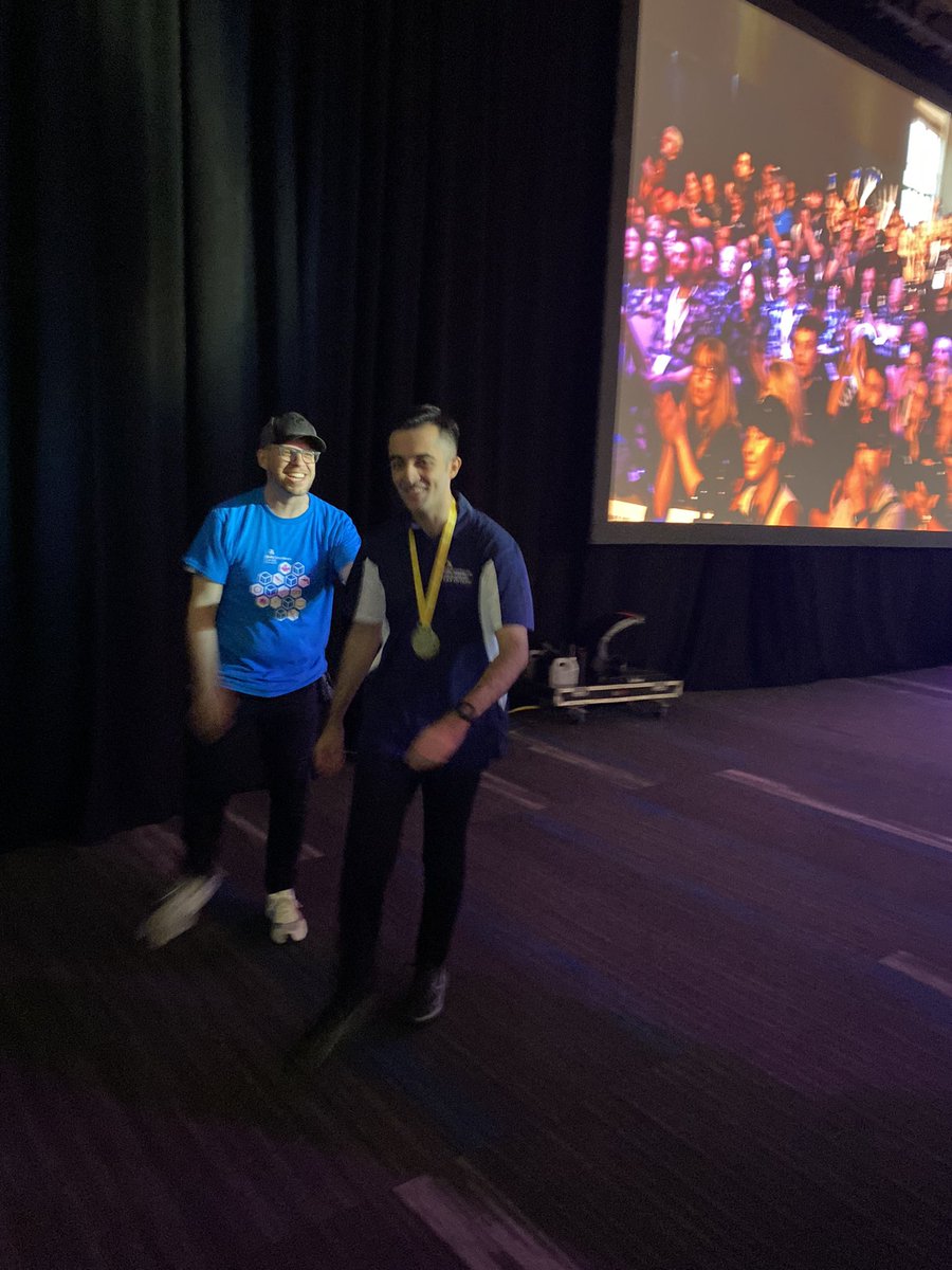 Hey @CentennialEDU !!! We. Have a gold winner in the house!!! Congratulations to Ali Salehi from SETAS on his gold in Electronics at #SCNC2023!!!