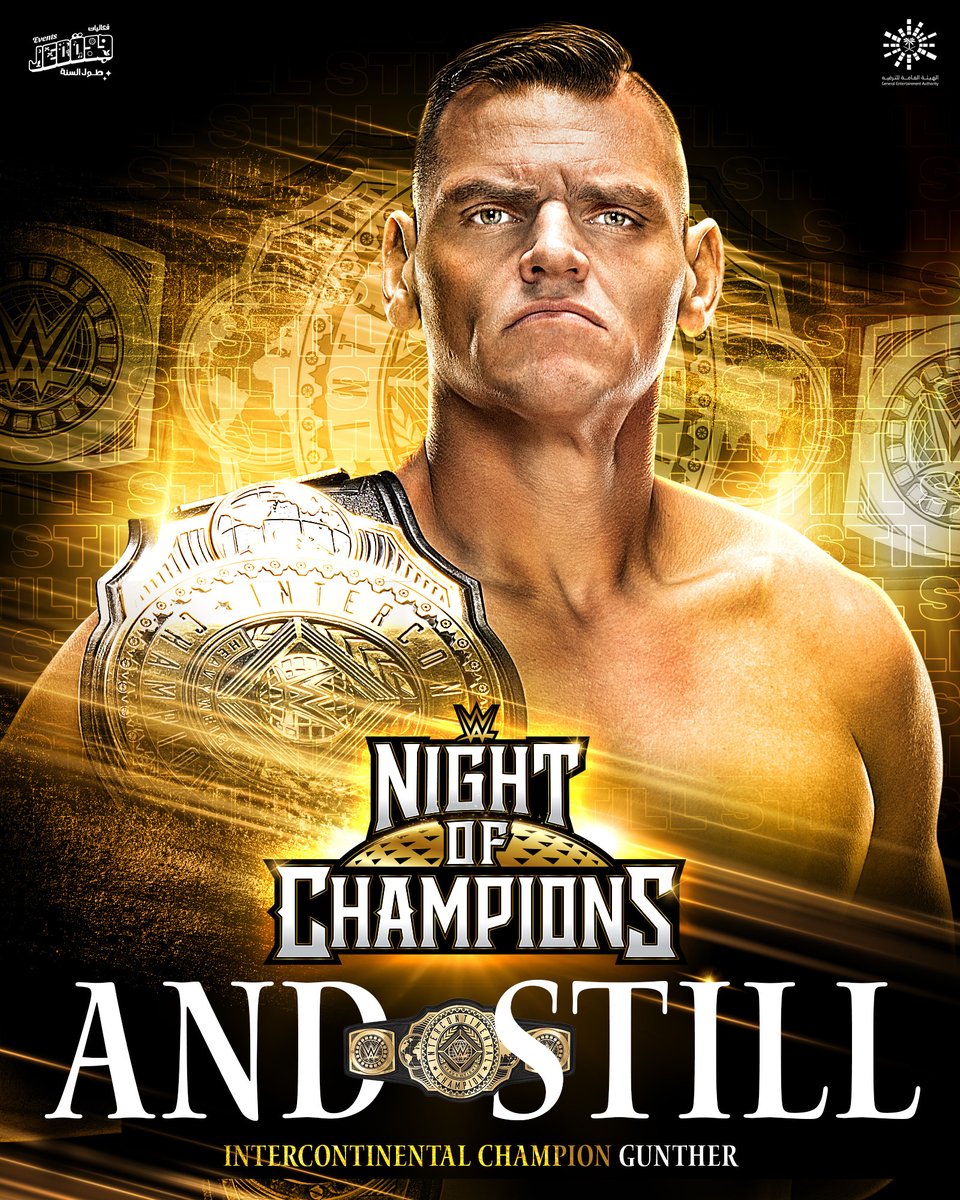 #AndStill Intercontinental Champion ... @Gunther_AUT!

#WWENOC