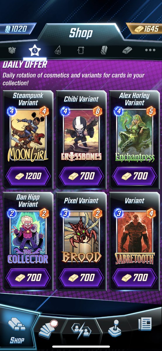 Thumb is itchin to snag this Moon Girl or The Collector. Which one ?? 😩