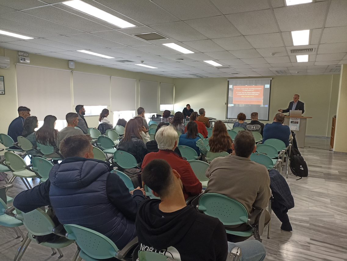 Department of Education and Social Work, University of Patras <a href="/HiteachProject/">Hi-teach Project</a>  #erasmus "Hi - teach a new trainer  teaching framework in a post covid era" #event  28/4/2023 <a href="/upatras/">University of Patras</a>