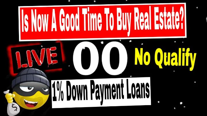 Is Now A Good Time To Buy Real Estate? 1% Down Payment Loans. Let me know what you think? youtube.com/live/XvKm6S5w_…

@strugglingnow #stopstrugglingnow #isnowagoodtimetobuyrealestate #realestateinvesting #realestateassets #noqualifyrealestate #1percentdownpaymentloans