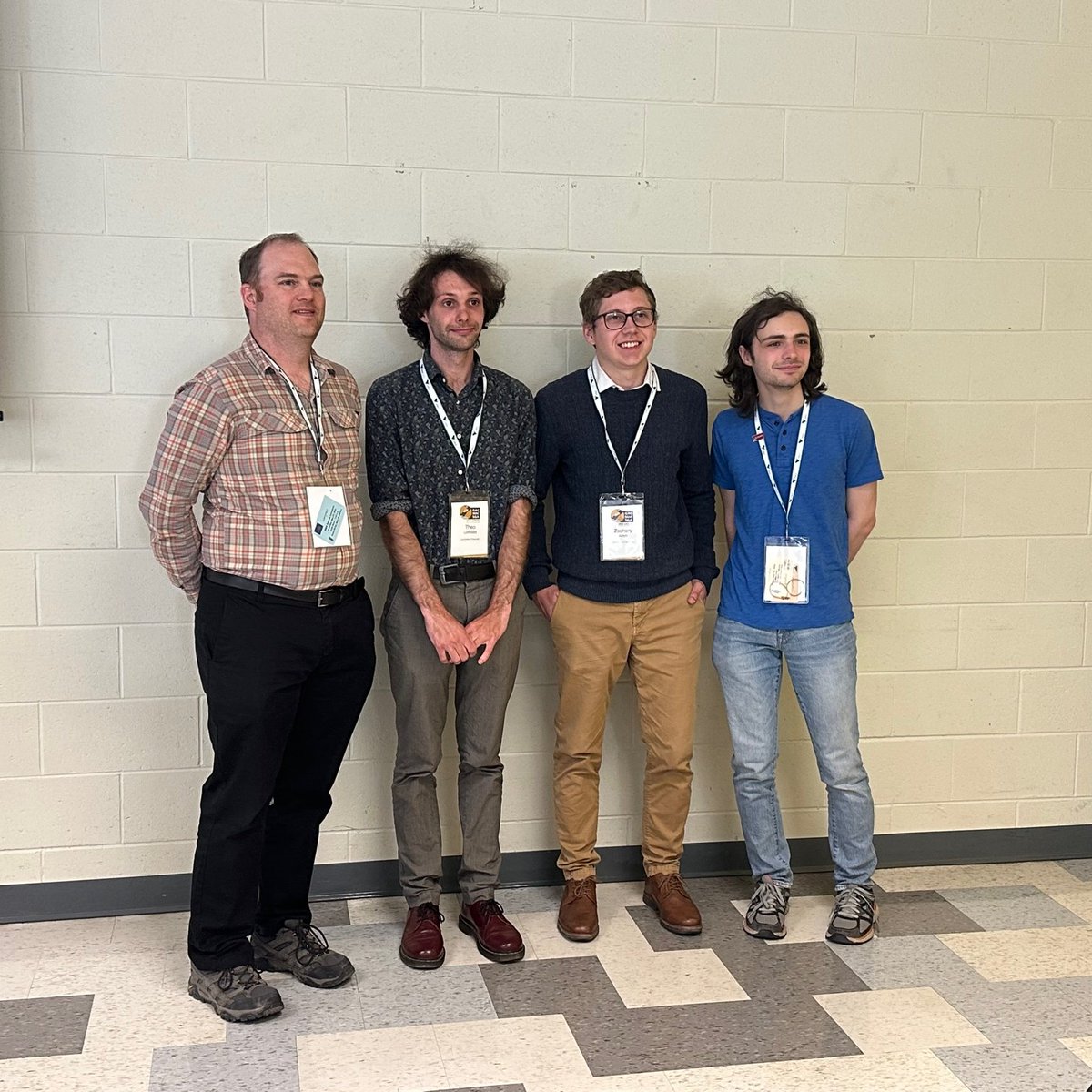 GAC-MAC-SGA 2023 Sudbury (@gacmacsga2023) on Twitter photo <a href="/GAC_AGC/">GAC/AGC</a> MDD Poster Awards w/ Dan Gregory,
at left. Winners (L-R) PhD - Theo Lombard <a href="/HarquailES/">Harquail School of Earth Sciences</a>, MSc - Zachary Adam <a href="/UWaterloo/">University of Waterloo</a>, BSc - Alex Guillerez <a href="/UofTEarthSci/">UofT Earth Sciences</a>. Congratulations on your excellent work! #gacmacsga2023 <a href="/GAC_AGC/">GAC/AGC</a> MDD Poster Awards w/ Dan Gregory,
at left. Winners (L-R) PhD - Theo Lombard <a href="/HarquailES/">Harquail School of Earth Sciences</a>, MSc - Zachary Adam <a href="/UWaterloo/">University of Waterloo</a>, BSc - Alex Guillerez <a href="/UofTEarthSci/">UofT Earth Sciences</a>. Congratulations on your excellent work! #gacmacsga2023