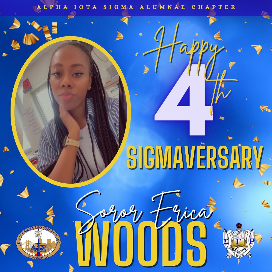 AISPoodles's tweet photo. We would like to wish a very special HAPPY 4th SIGMAVERSARY to our Spring ‘19 T.O.R.C.H Class: 5 Shades of Golden Essence! Enjoy your day ladies!

#GreaterServiceGreaterProgress
#sgrho1922 #AISSGRho #SigmaGammaRho
#Sigmaversary #4years #May27 https://t.co/fPYUXOCcUW