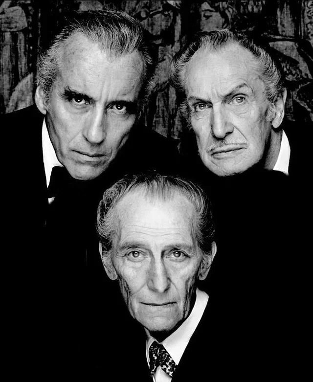 May 27th is the birth date of #ChristopherLee & #VincentPrice . May 26th is the birth date of #PeterCushing .
Imagine having all of them in a horror birthday party!!!🖤
The absolute birthday party!🖤
#Legends #horror