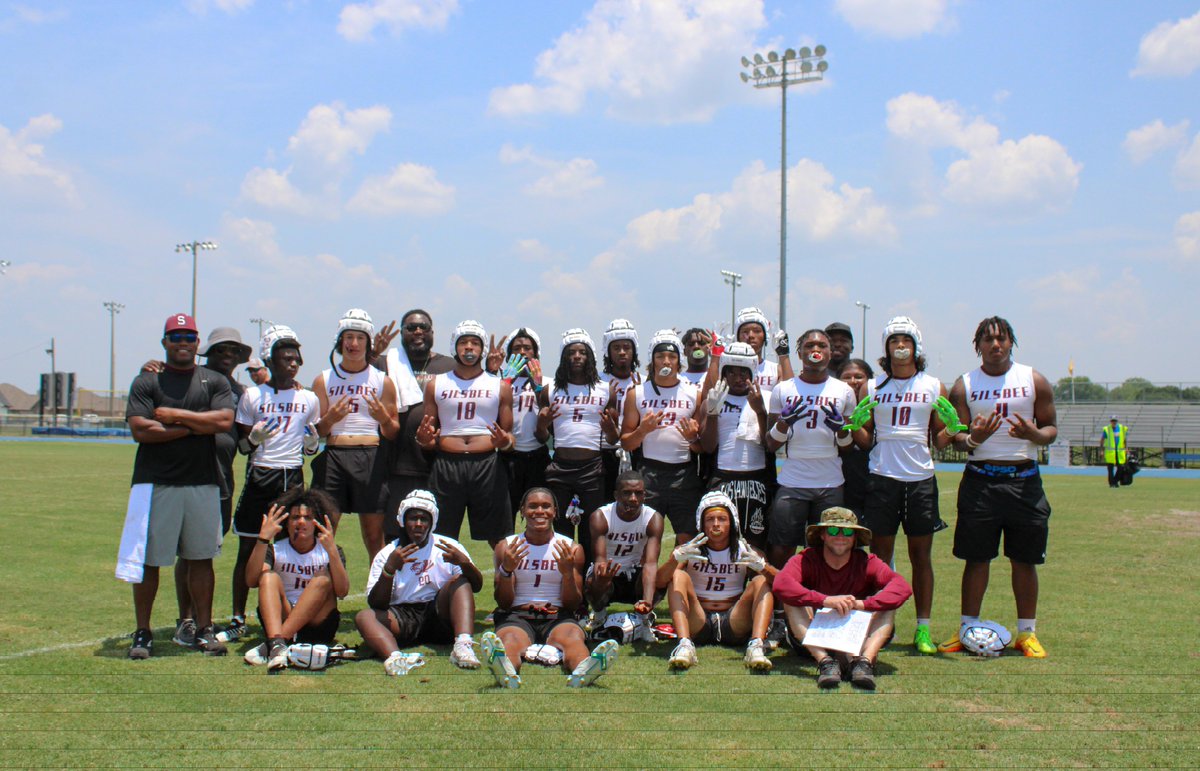 HFISD_Longhorns's tweet image. Longhorn 7-on-7 SQT

Championship 
Final
West Columbia 6
Silsbee 40

Silsbee advances to State.

Congratulations!

*Hamshire-Fannett and Hitchcock could not advance out of pool play due to already qualifying 
for DII State Tournament 
@saphirec98
@Matt_Stepp817 #txhsfb #409Sports