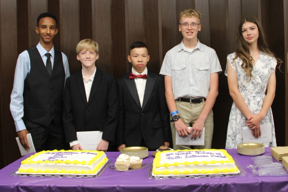 Faith Lutheran School 8th Grade Commencement: May 26, 2023. Congratulations and God's blessings to this wonderful class of students! #flsplano #classicaleducation #classicallutheraneducation #luthed