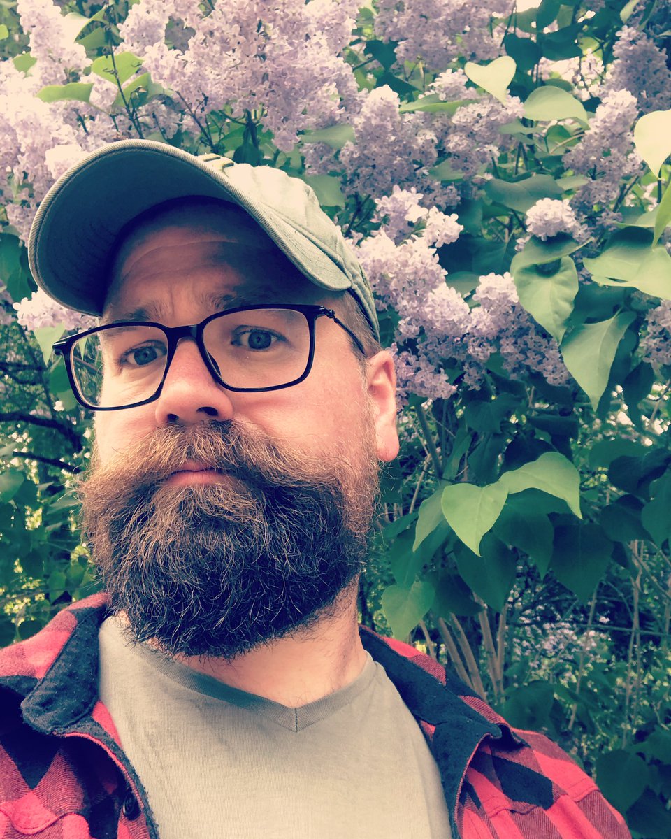 The lilacs are flowering in the Palace Park.