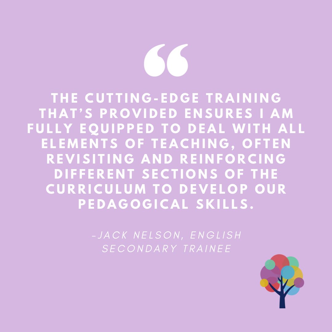 teachsoutheast's tweet photo. Swipe to read about one of our secondary trainee’s experience this year #careerchange
🤍💜

#whyteach #whyteachsoutheast https://t.co/JLoh0J4Xh8