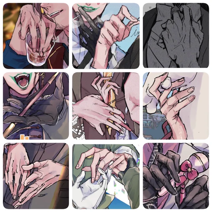 #手だけでフォロワーさんを惚れさせる