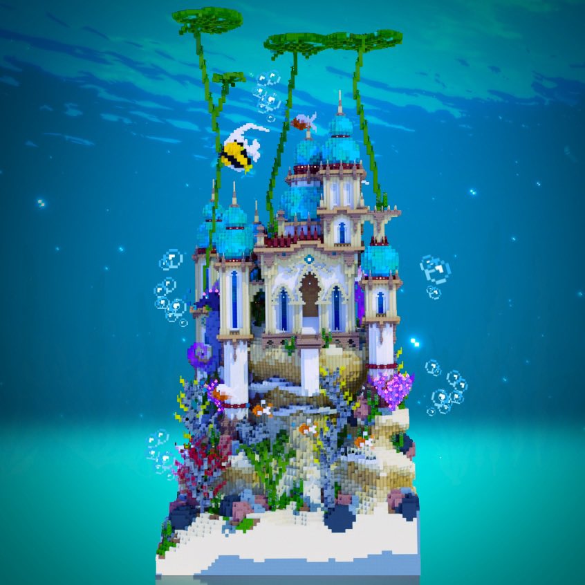 🫧🪸 UNDERWATER PALACE 🪸🫧

New creation I built for the last @BakeryBuilders contest. 

Render: @DoffuMC 

More renders in the comment section. 
(Post 1/2)

- Dezd 🤍

#Minecraft #Minecraftbuilds #minecraft建築コミュ #Minecraft軍事部 #minecraftart #art #Artists