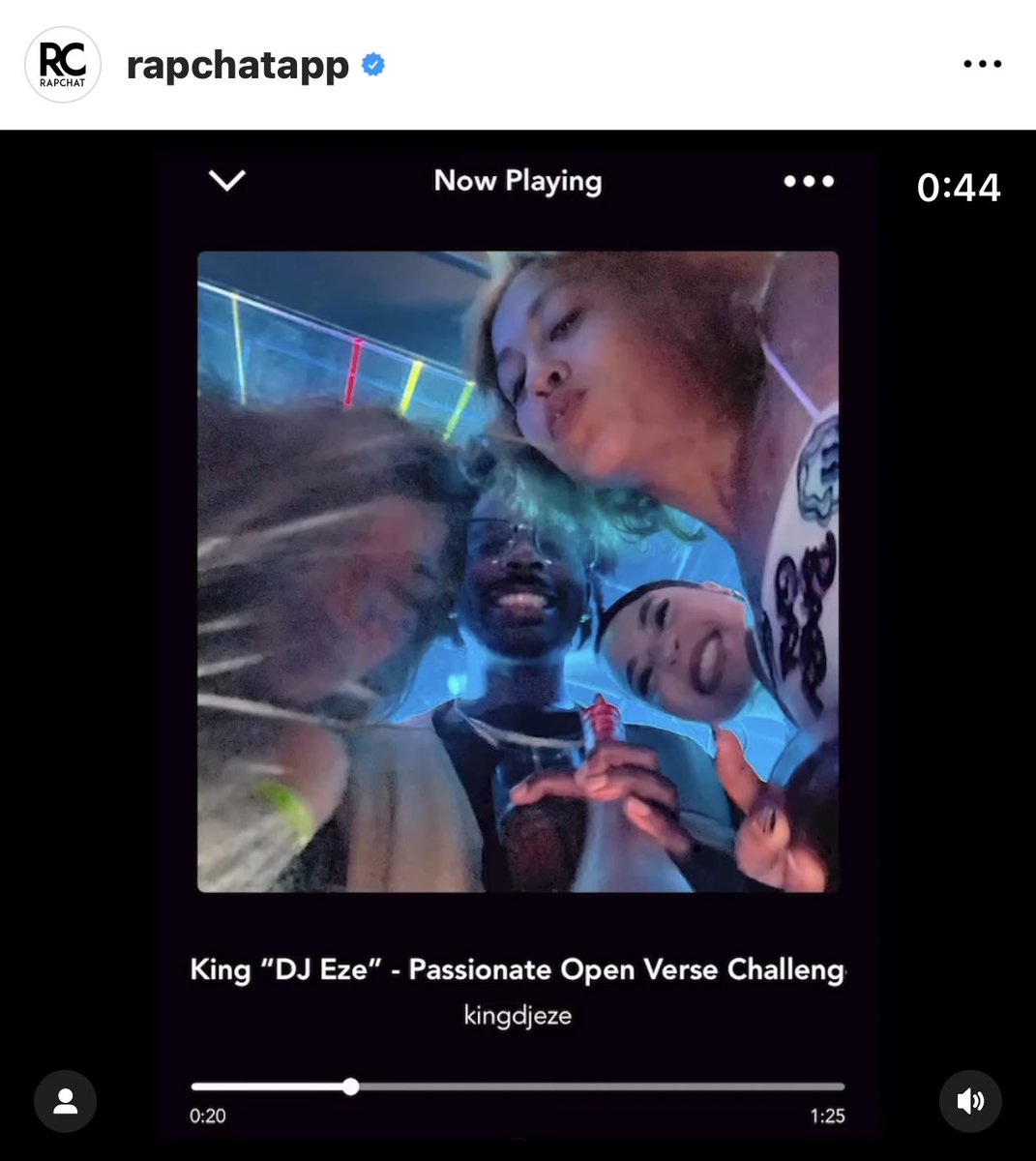 kingdjeze's tweet photo. these 16 bars won me 1st place for @BLXST’s open verse challenge on Rapchat🥇🥂new music from me soon !! 🥀 https://t.co/4JcQjqCu6r