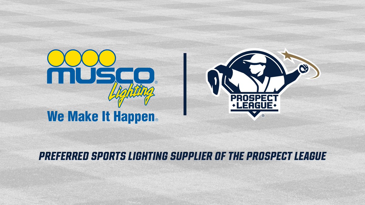 ProspectLeague's tweet photo. Prospect League Announces Partnership with @MuscoLighting 
 https://t.co/WEIydNYSwf https://t.co/ZKOgWEYmk9