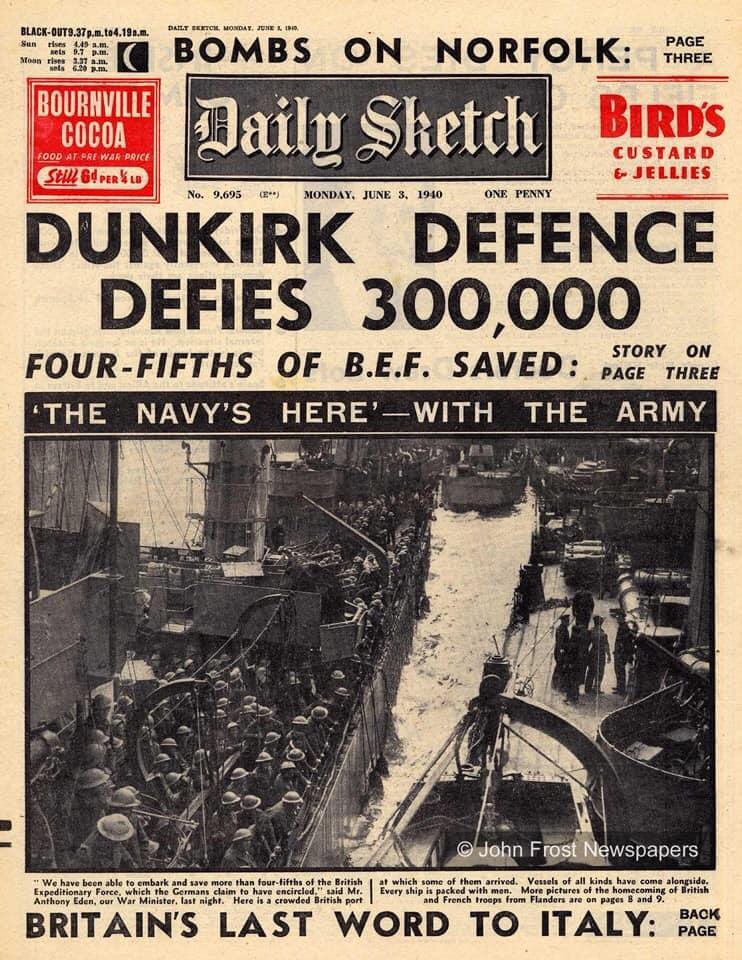 thewhytestuff88's tweet photo. #ww2 #dunkirk #falloffrance #norfolkregiment #royalscots #lancashirefusiliers #royalartillery #argyllsutherlandhighlanders #manchesterregiment #operationdynamo #leparadis #norfolk https://t.co/olIBFZNwaU