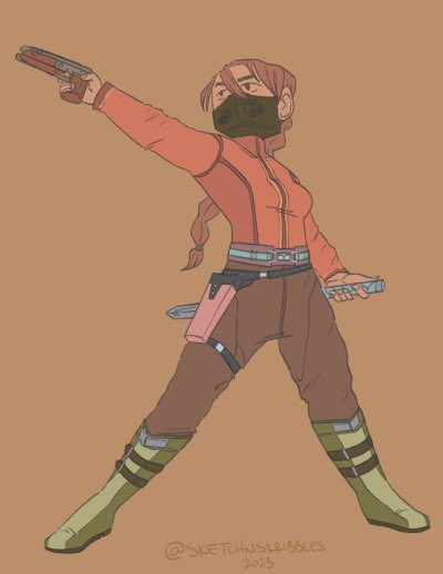 Sketchnkribbles's tweet photo. Captain Natalie “Tillie” Steelburn | Komorebi AU

#tmnt #rottmnt #rottmntoc #badfuture #rottmntmovie #caseyjones #casey https://t.co/QrNN0gE4es