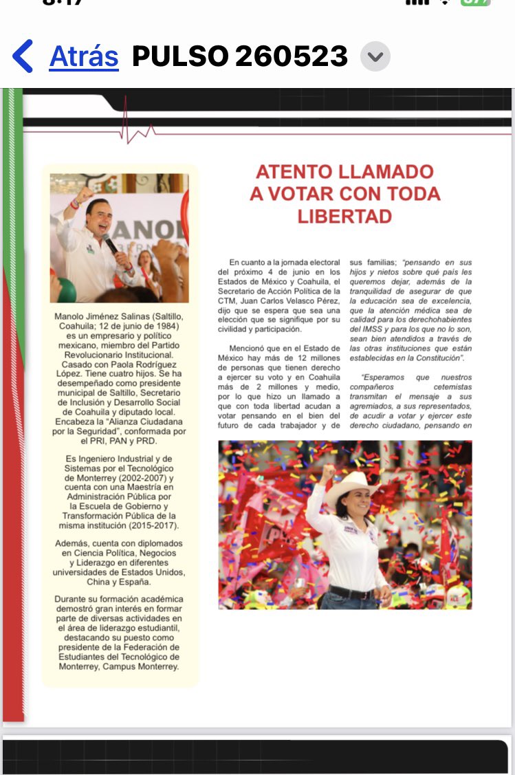 Pedro Alberto Salazar CTM (@ctmsalazar) on Twitter photo 