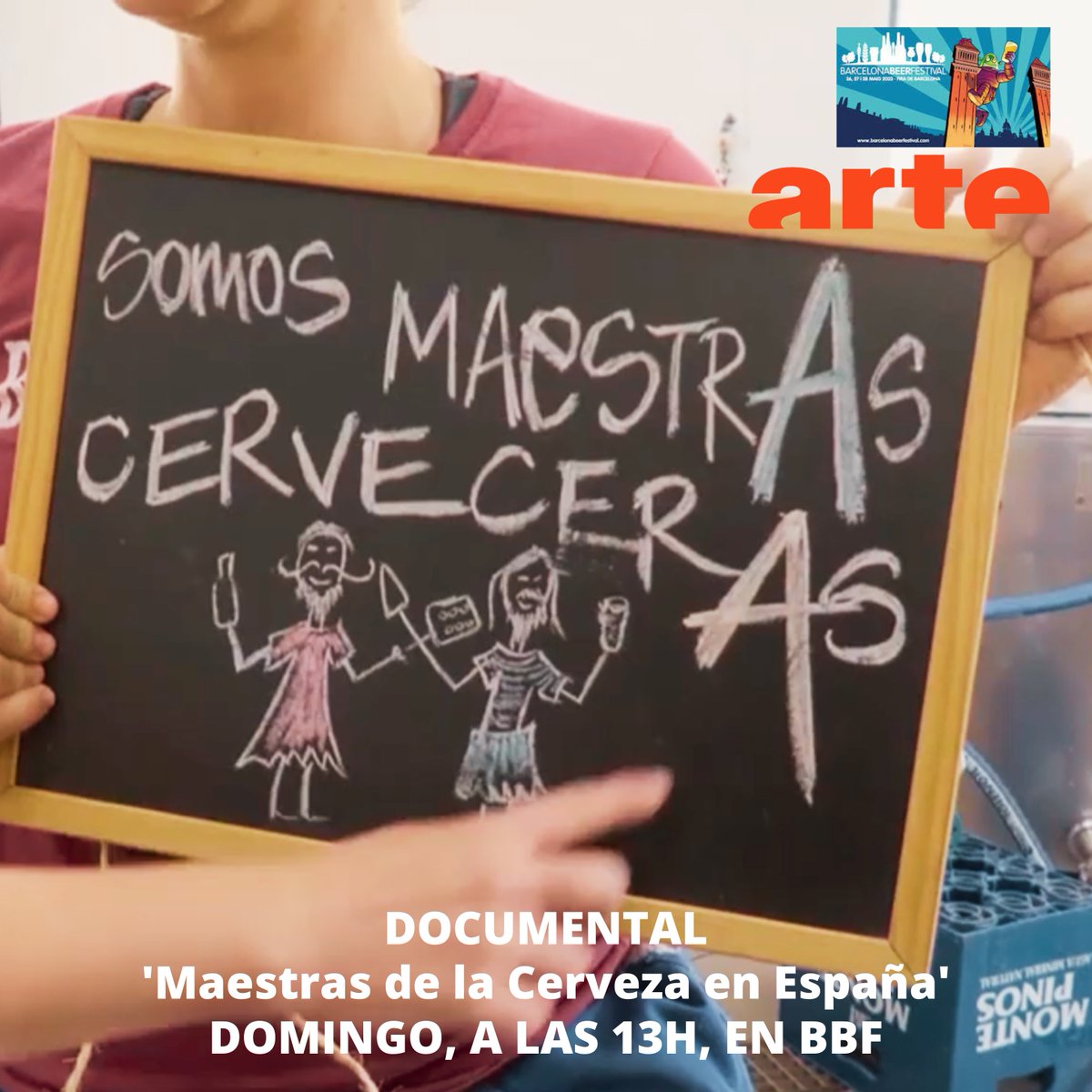 Domingo 13h, en BBF, docu de Arte TV 'Maestras de la Cerveza en España'.
Susana lo presentará y os contará todos los chismeríos que queráis...
El viaje duró 8 días, fueron muuuuuuuuuuuuchas horas de rodaje.
Nos encantaría verte por allí. <a href="/arteycultura/">Cartelera Cultural</a> #BFF
#BarcelonaBeerFestival