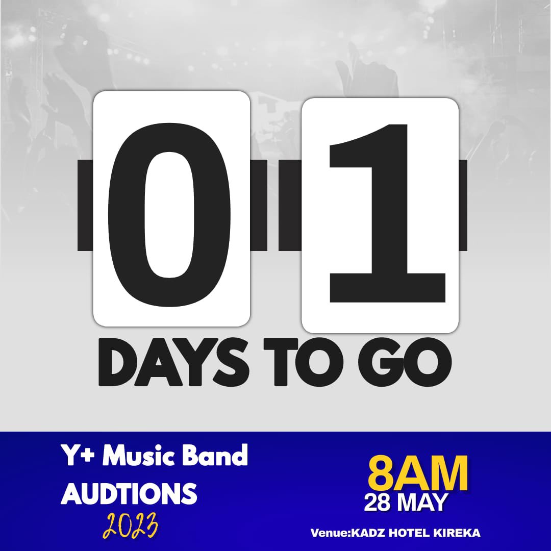 One day to go !!!! Are y’all excited 🎉🎉🎊🎊 See at Kadz Hotel tomorrow at 7am !! #Yplusbandauditions