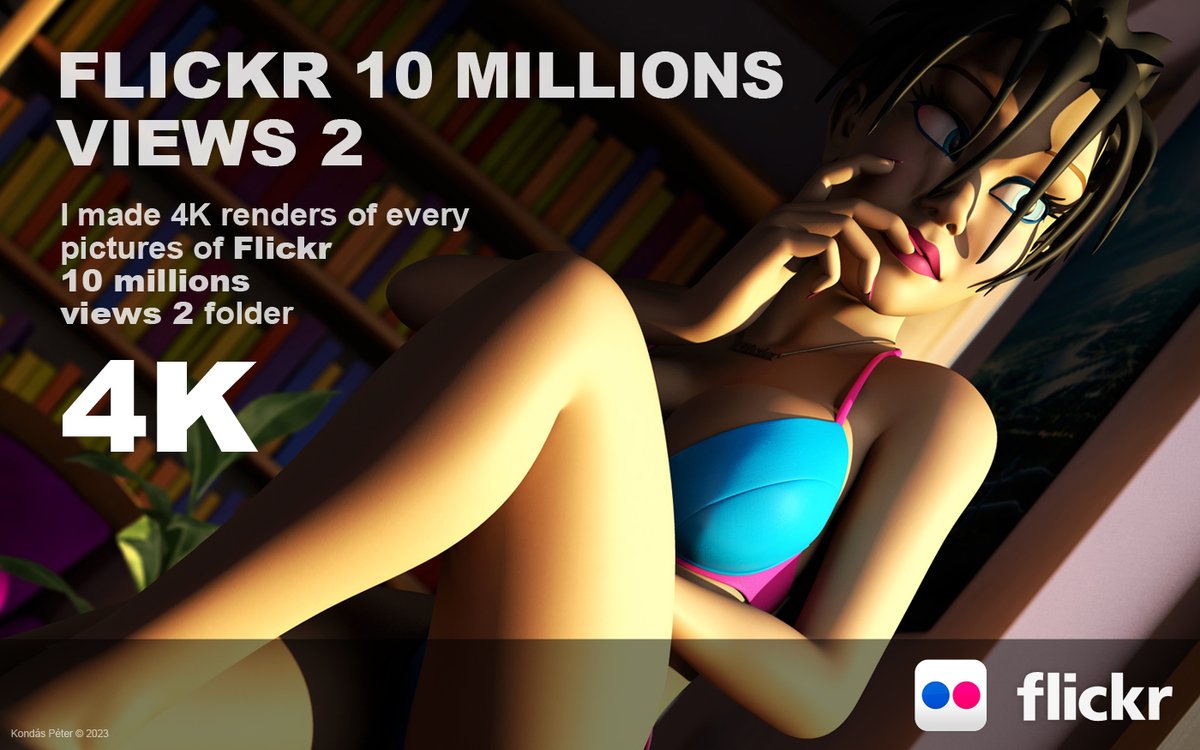 kondaspeter1's tweet photo. I made 4K renders of all pictures of 10 millions views 4K 2. I putted this folder to my Flickr pack.
#Smurfette #fanart #crossover #flickr #flickrpack #sexyarts #update #touch #bluegirl #blueboobs #sexycute #smurfgirl https://t.co/oqTMT9u0o8