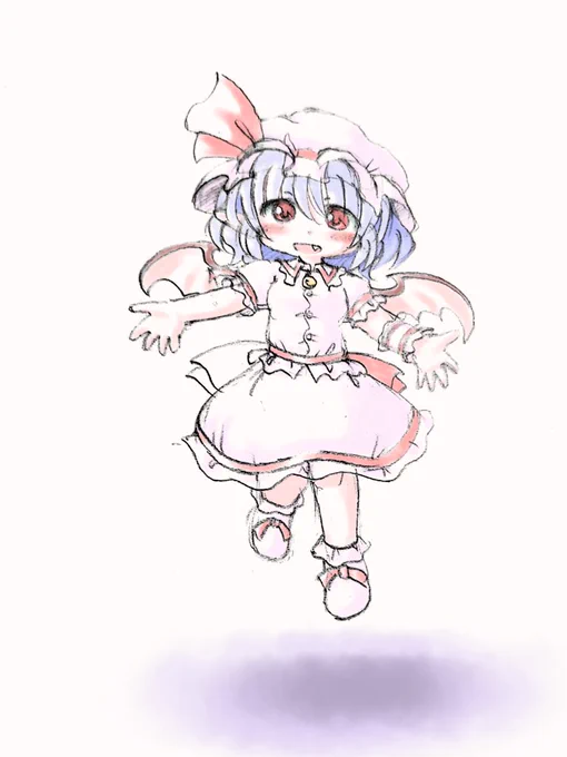 #深夜の真剣お絵描き60分一本勝負  ふんわりレミ様