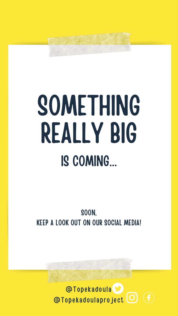 🚨🚨 You’re going to want to stay tuned! 😉

#topekadoulaproject #communitydoula #topeka #kansas #doula #support #pregnancy #postpartum