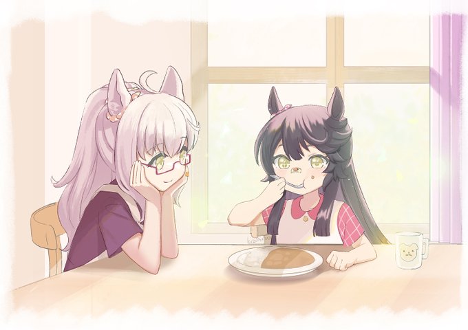 「カレー もぐもぐ」のTwitter画像/イラスト(新着)