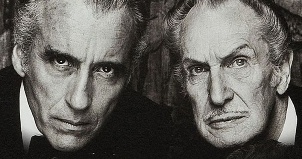 #BOTD Horror icons. #ChristopherLee #VincentPrice