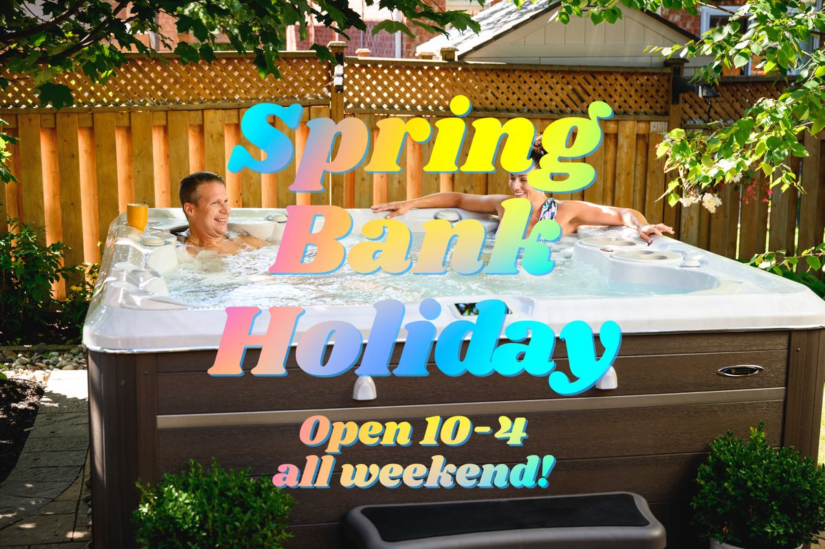 HydropoolD's tweet image. Hello bank holiday weekend ☀️ We're open 10-4 all weekend, for all your pool &amp;amp; spa needs!