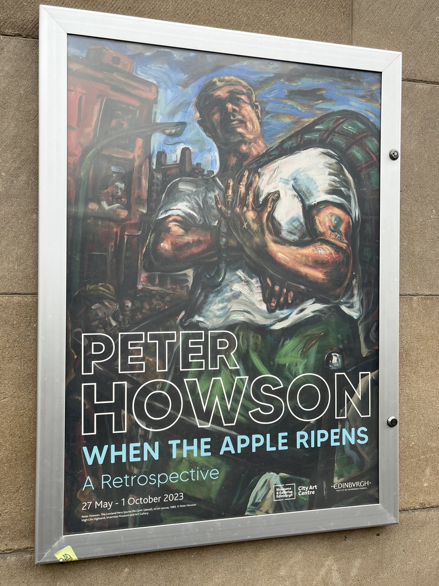 jonoscotland's tweet image. New exhibition kicking off this weekend in #Edinburgh 🖌️🖼️

#PeterHowson2023 #art @artukdotorg @HowsonOfficial @EdinCulture