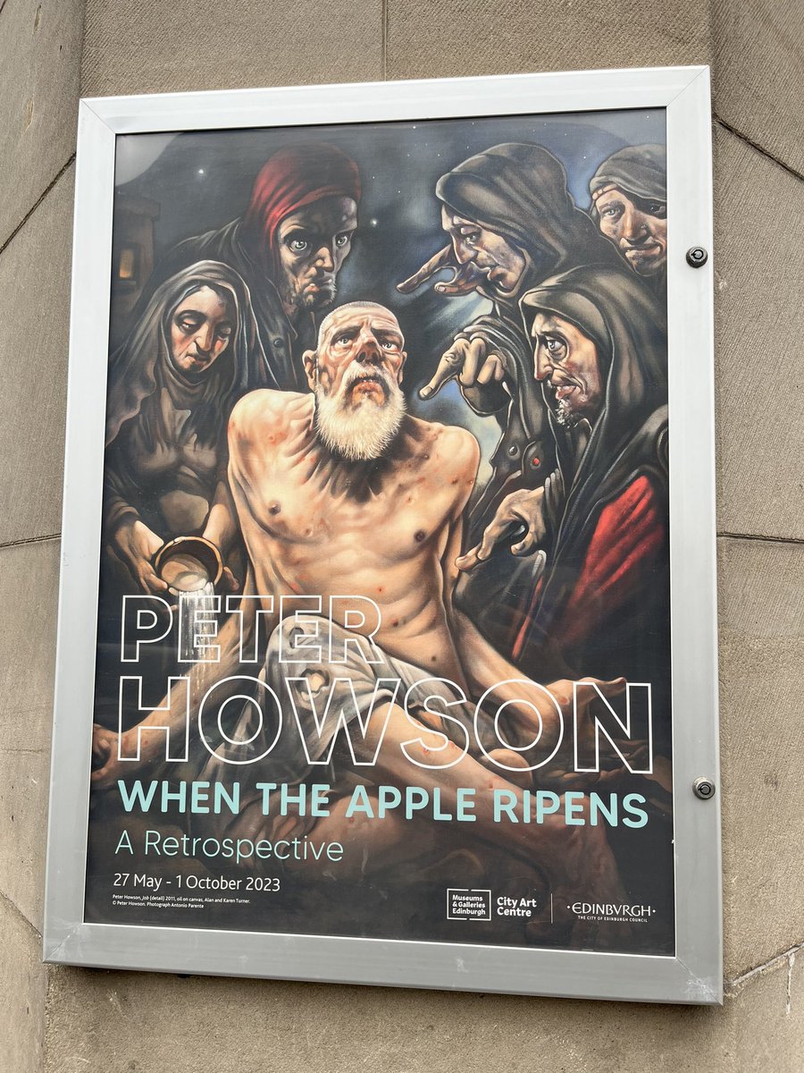 jonoscotland's tweet image. New exhibition kicking off this weekend in #Edinburgh 🖌️🖼️

#PeterHowson2023 #art @artukdotorg @HowsonOfficial @EdinCulture