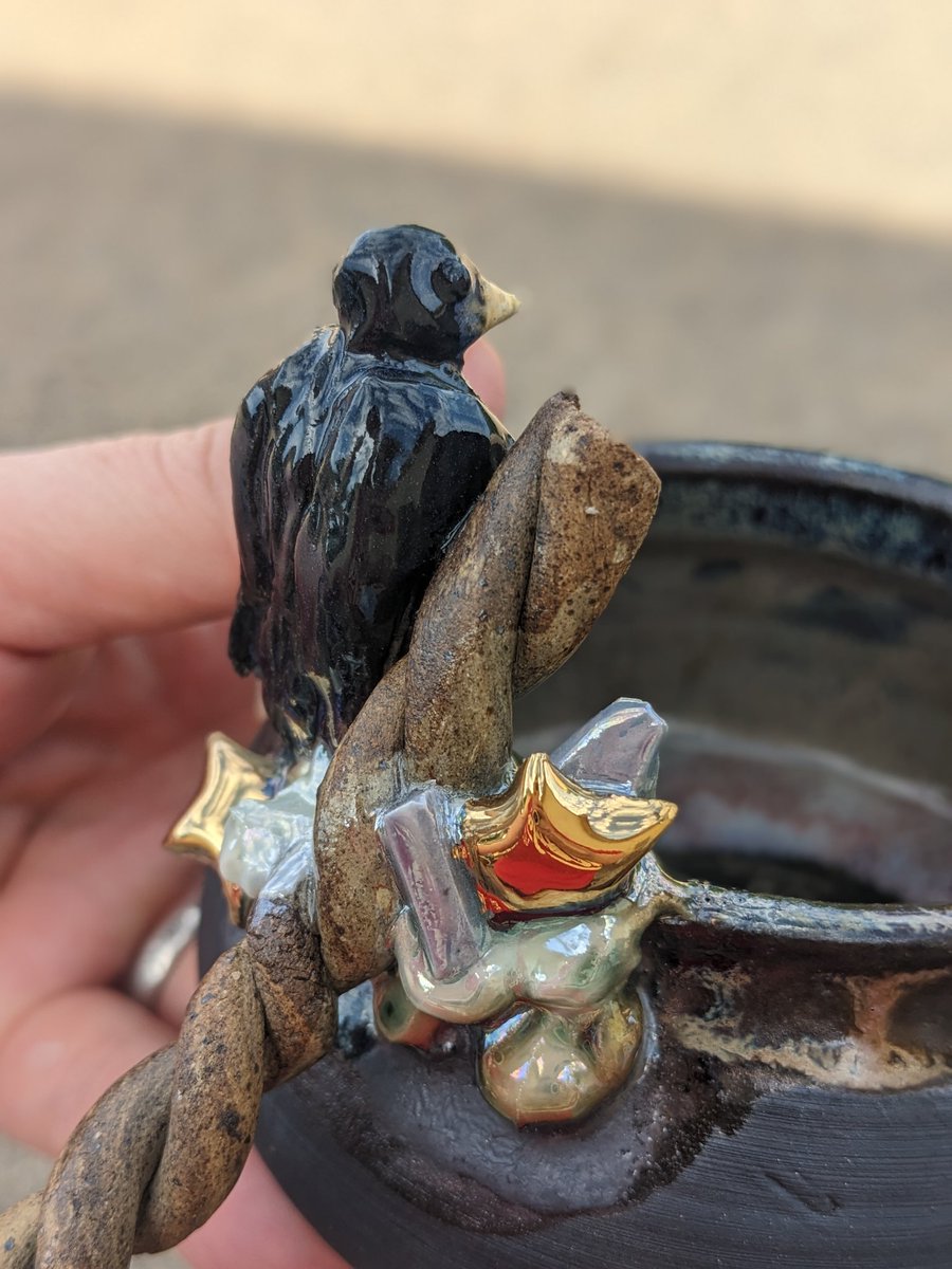 crashpixiepot's tweet image. Don't mind me... Just freaking out over how cute this #cauldronmug is. 
#witchyvibes