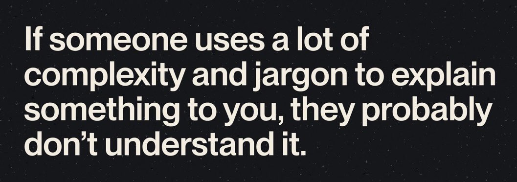 Just simply saying…