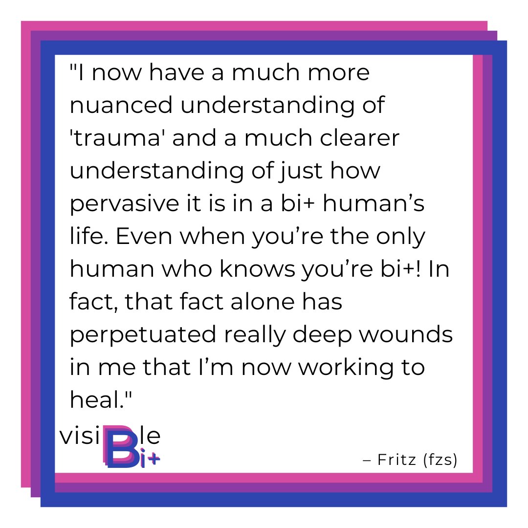 visiblebiplus's tweet photo. From Fritz on Visible Bi+: https://t.co/l7dp7gHdcC… #BisexualMentalHealth #MentalHealthAwareness #MentalHealthMatters https://t.co/kPydc5vDW7