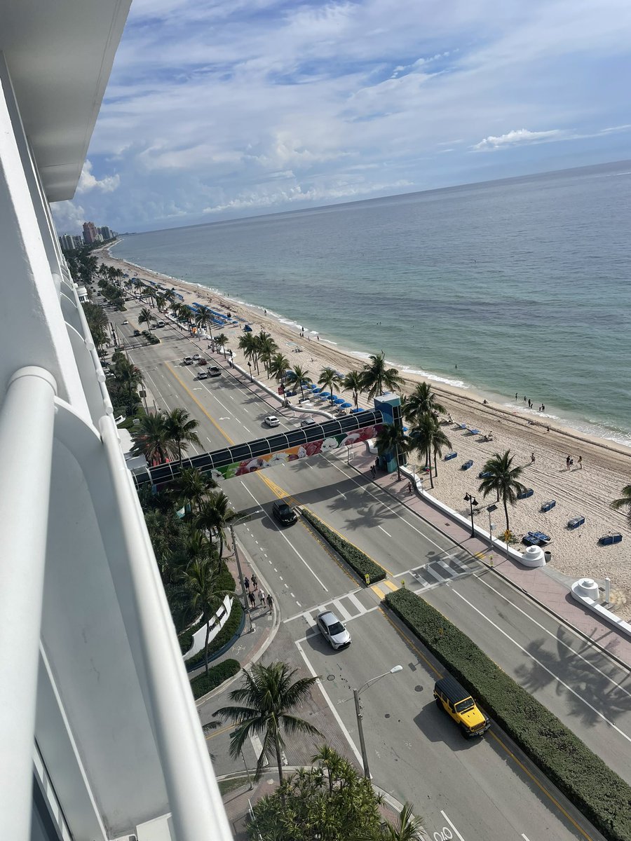 My truck is in the shop so my BF and I met up in Fort Lauderdale for the weekend. We have a nice view! Will probably go play at Hard Rock tonight.
