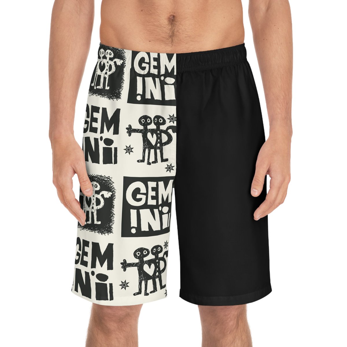Excited to share the latest addition to my #etsy shop: Dual Natured Gemini Zodiac Men's Board Shorts: Range and Variety with Astrology-Inspired Swimwear - Sizzling Summer Swimwear Sale etsy.me/3OJQKjA #dualnatured #geminizodiac #mensboardshorts #rangeandvariety