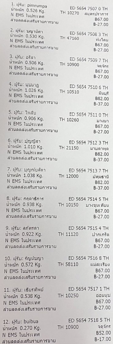 krselected's tweet photo. เลขพัสดุวันที่ 27/5
ส่งโดย ไปรษณีย์ไทย
#BibblesTracking https://t.co/brNtuUpD3k