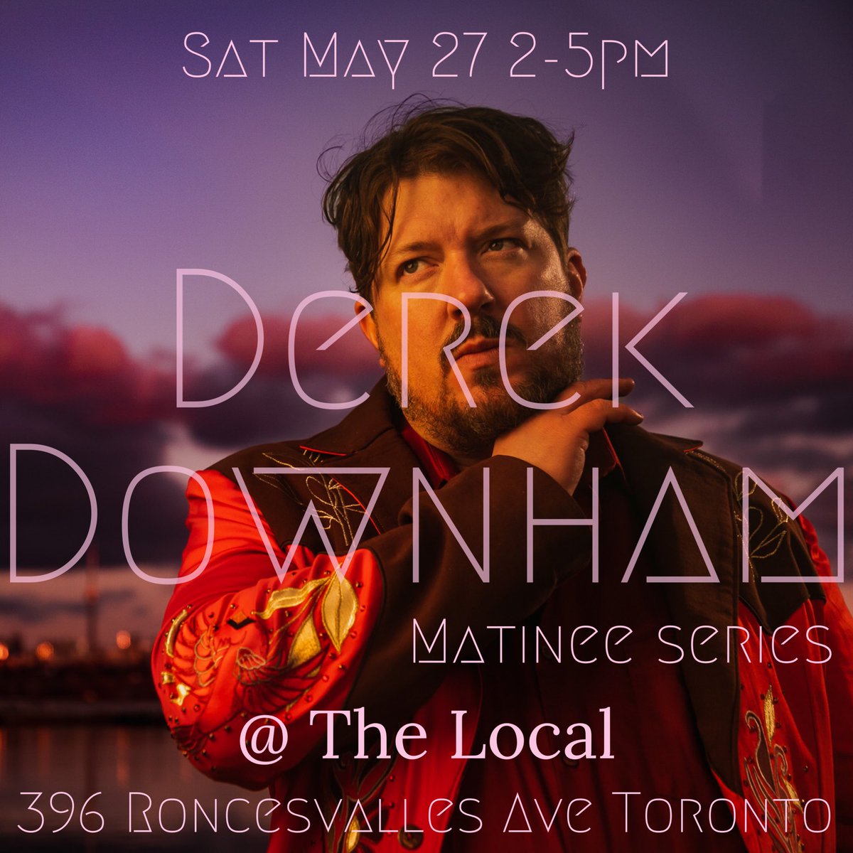 DerekDownham's tweet photo. Today :) #torontolivemusic @TorontoMusic https://t.co/xZYq8cKBXx