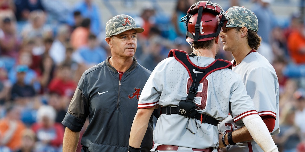 Kendall Rogers (@kendallrogers) on Twitter photo Some excellent content today from <a href="/marketheridge/">Mark Etheridge</a> on <a href="/AlabamaBSB/">Alabama Baseball</a> interim head coach Jason Jackson earning respect from his peers, while also helping his positioning for the #Bama job.
READ: d1baseball.com/top-stories/ja… Some excellent content today from <a href="/marketheridge/">Mark Etheridge</a> on <a href="/AlabamaBSB/">Alabama Baseball</a> interim head coach Jason Jackson earning respect from his peers, while also helping his positioning for the #Bama job.
READ: d1baseball.com/top-stories/ja…