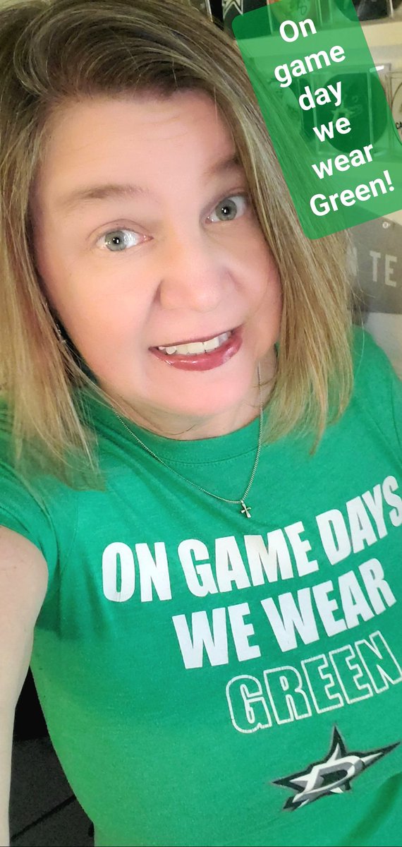Let's WIN this one and come back home!
Playoff Round 3 Game 5
Let's Go Stars!  💚

#beloud #weargreen #gostars #Ongamedayweweargreen #DallasStarsDiehards 
#DallasStars
#TexasHockey
#StanleyCupPlayoffs
#WesternConferenceFinals