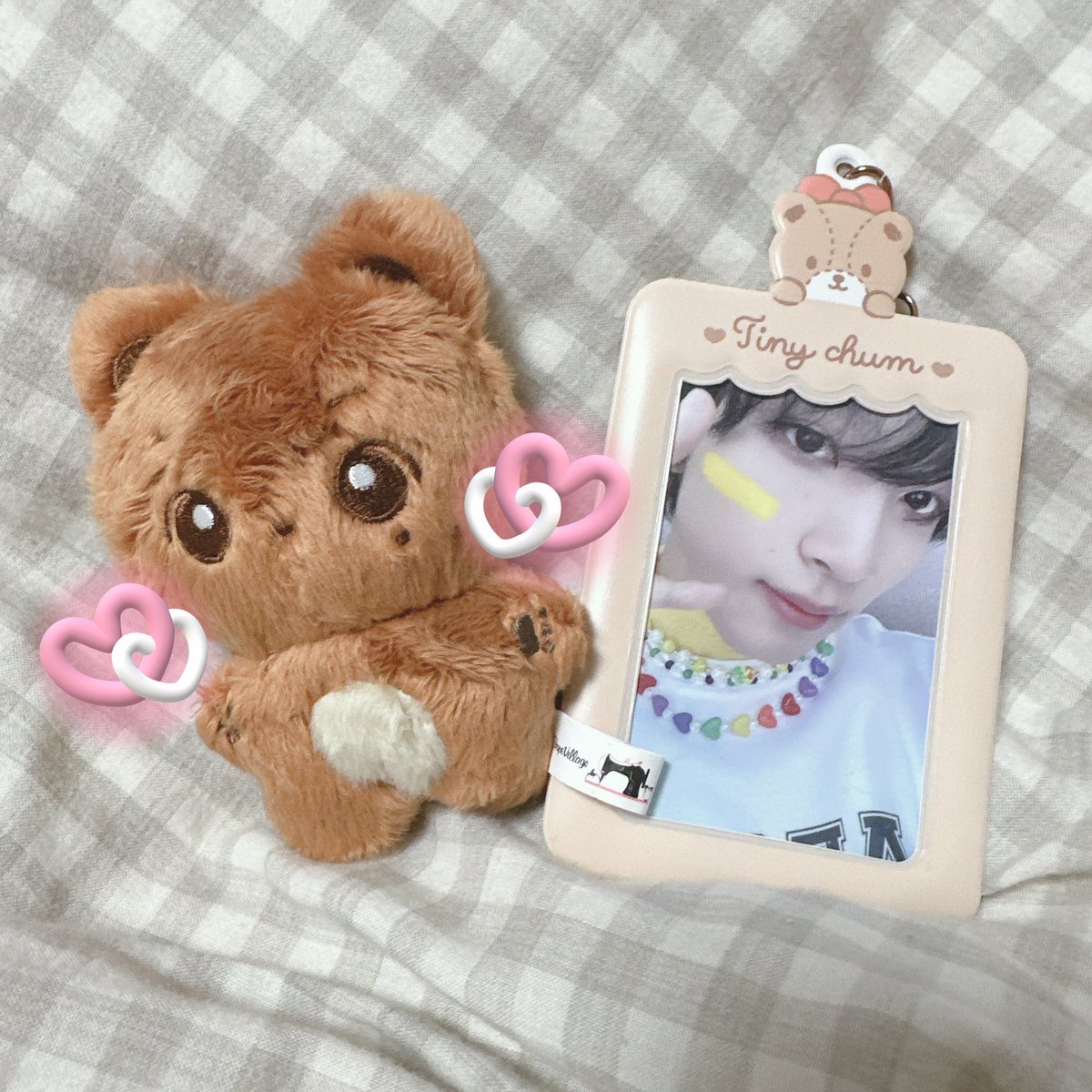 ___0660's tweet photo. @chan2_jjan 님
안녕하세요! 오늘 잘 도착했습니다🐻🎀 정말 귀여운 인형을 만들어 주셔서 감사합니다><!! 드림쇼에 데려갑니다!💚💚💚

@jy_ty_hs_ca 
この度はお忙しい中取り纏めいただきありがとうございました🐻💚 https://t.co/UEeCYPy4MK