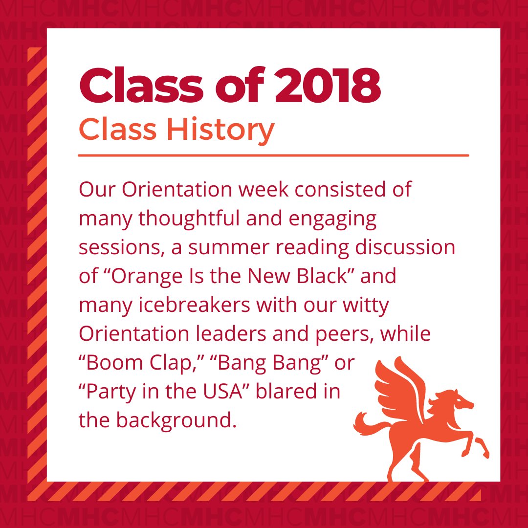 The class histories continue! #MHCReunion #ClassHistories