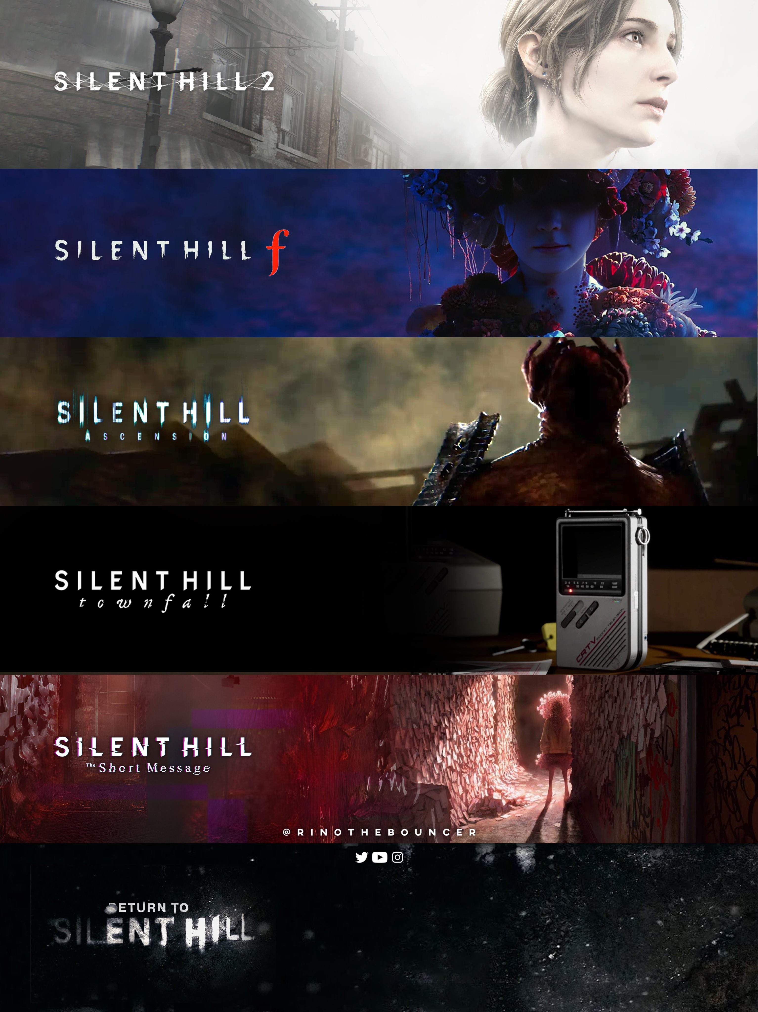 Rino on X: RUMOR: Silent Hill Updates🚀 ✓Trailers for Silent