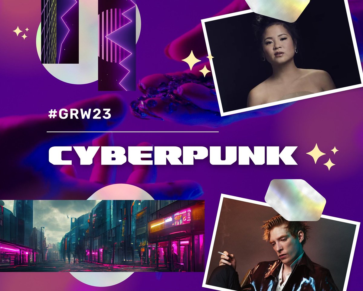 We've arrived at the final day of GingerRoseWeek2023: GingerRose Through Time! We end this, our fourth GRW, with 'Cyberpunk'. Big thanks to everyone who participated this year, with art, fic, or simply an abundance of love for this pairing. Incredible job!

Tag #GRW23 for a RT!