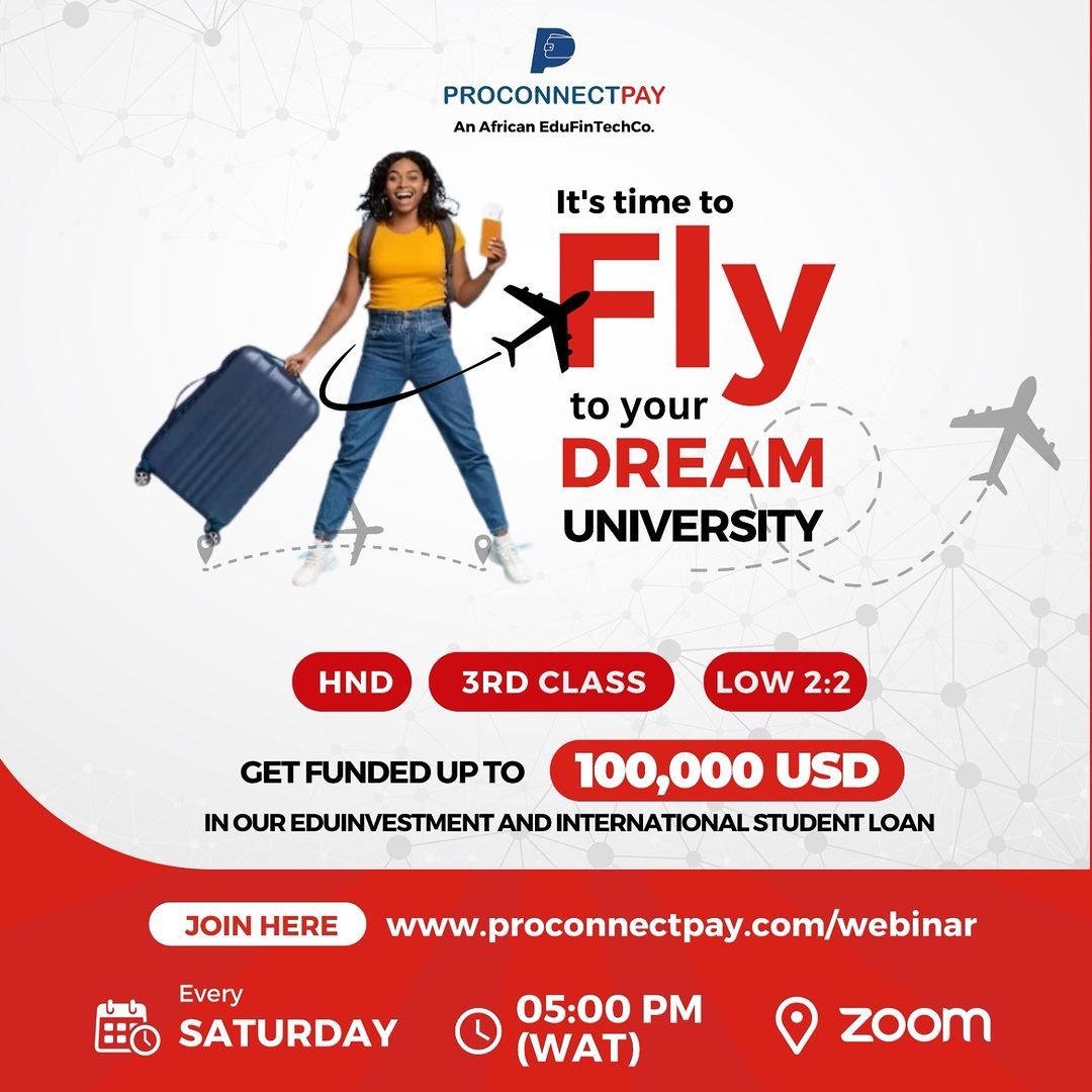 ProconnectPAY's tweet photo. Connect here by 5:00 PM (WAT):

https://t.co/qAIuxTJ1gN
on Zoom App

Passcode: 723390 https://t.co/EXQ9H7GKI9