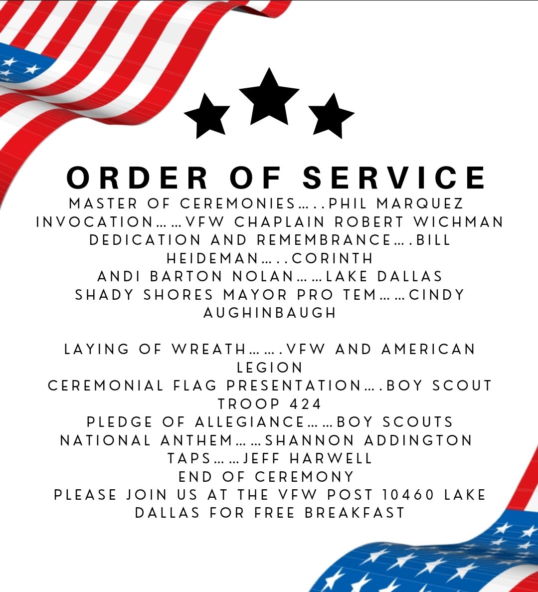 VFW Post 10460 Lake Dallas (@vfwlake) on Twitter photo 