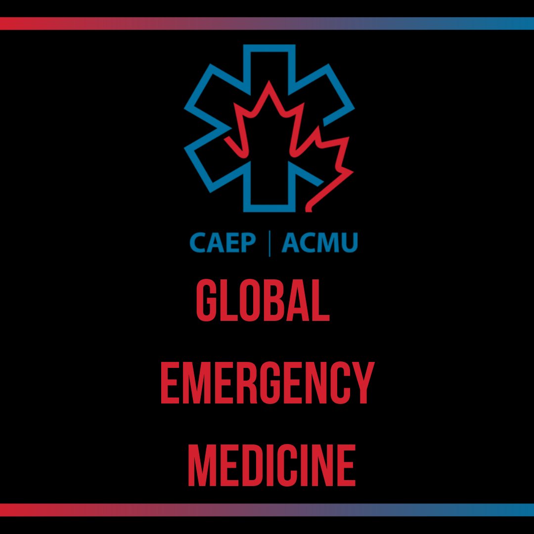 Just in time for @CAEPConference, introducing the Twitter account for the CAEP Global Emergency Medicine Committee! Follow along for all your Global EM updates & content!